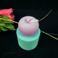 apple mold fruit mold candle form silicone candle mold for candle fondant cake soap decoration craft household diy baking tools