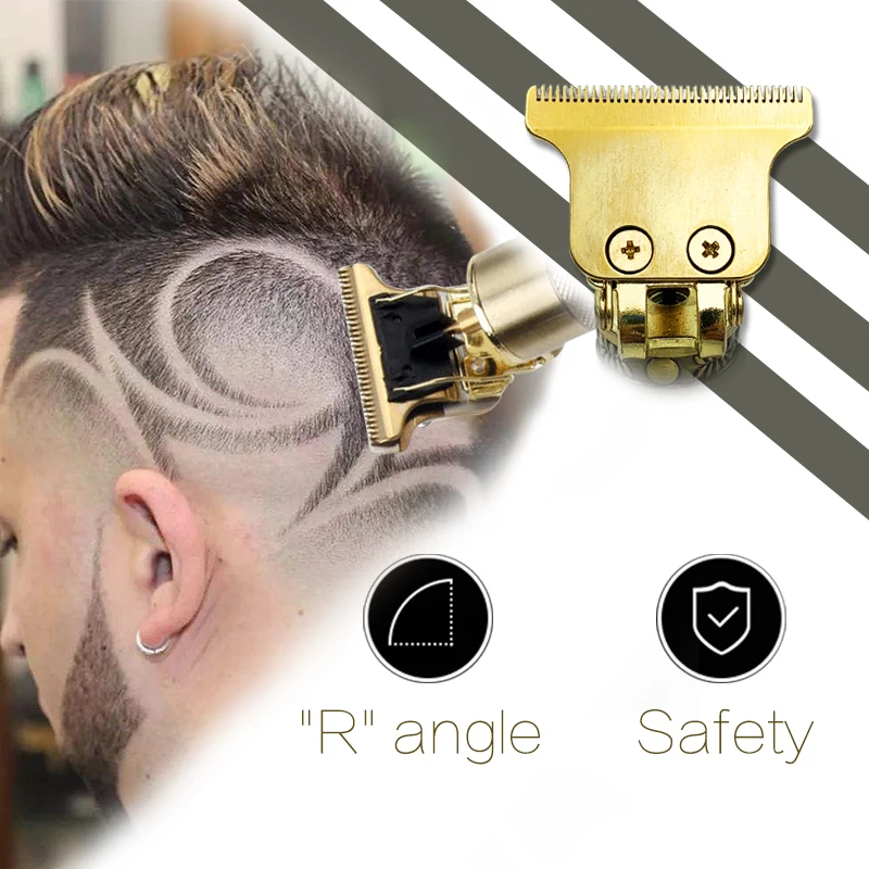 Машинка для стрижки волос T Аккумуляторная Беспроводная мужчин триммер с