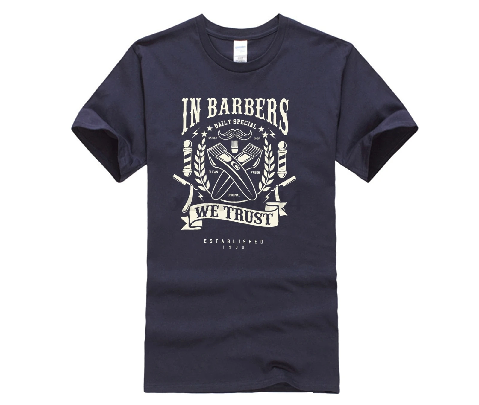 Горячие предложения 2019 Мужская футболка Модный летний Стиль борода череп фризер