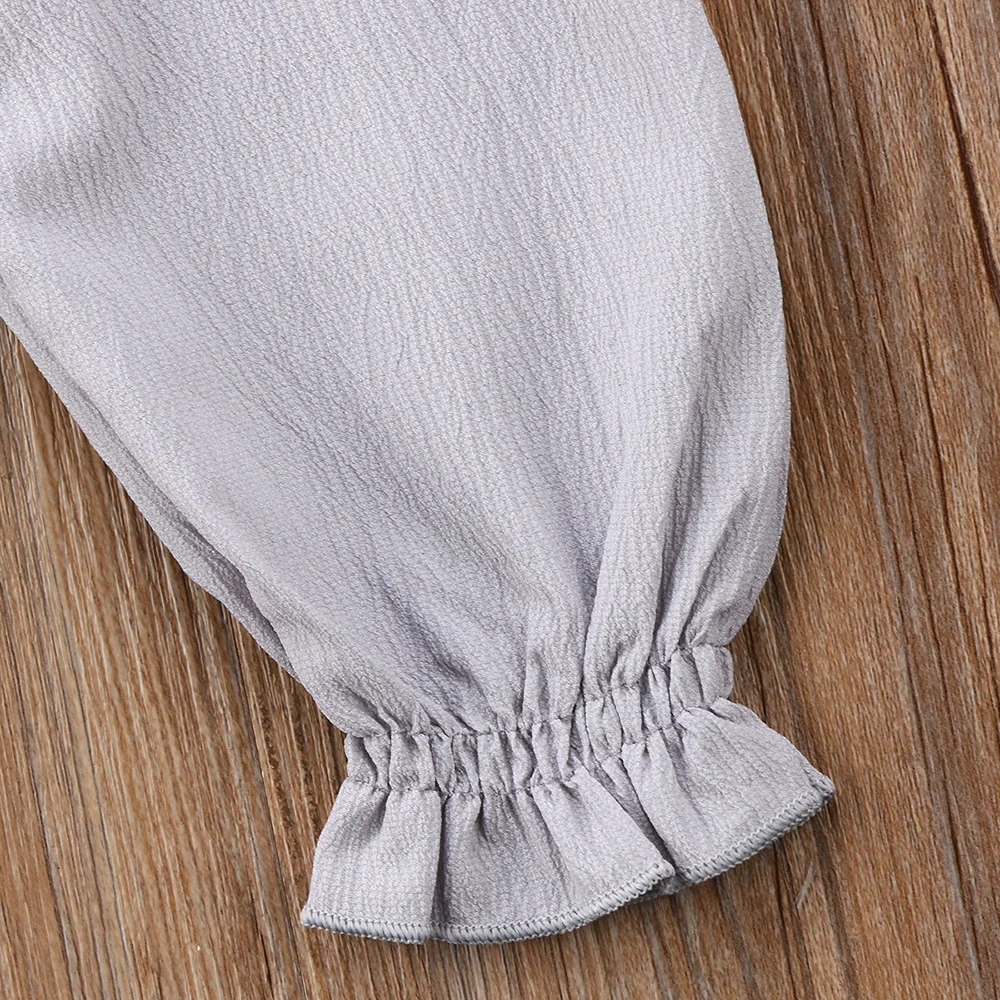 2019 новая весенняя Милая одежда для маленьких девочек комбинезон на лямках