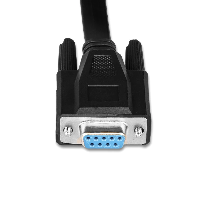 Кабель OBD 2 16 Pin-DB9 последовательный удлинитель RS232 прямоугольный с переключателем
