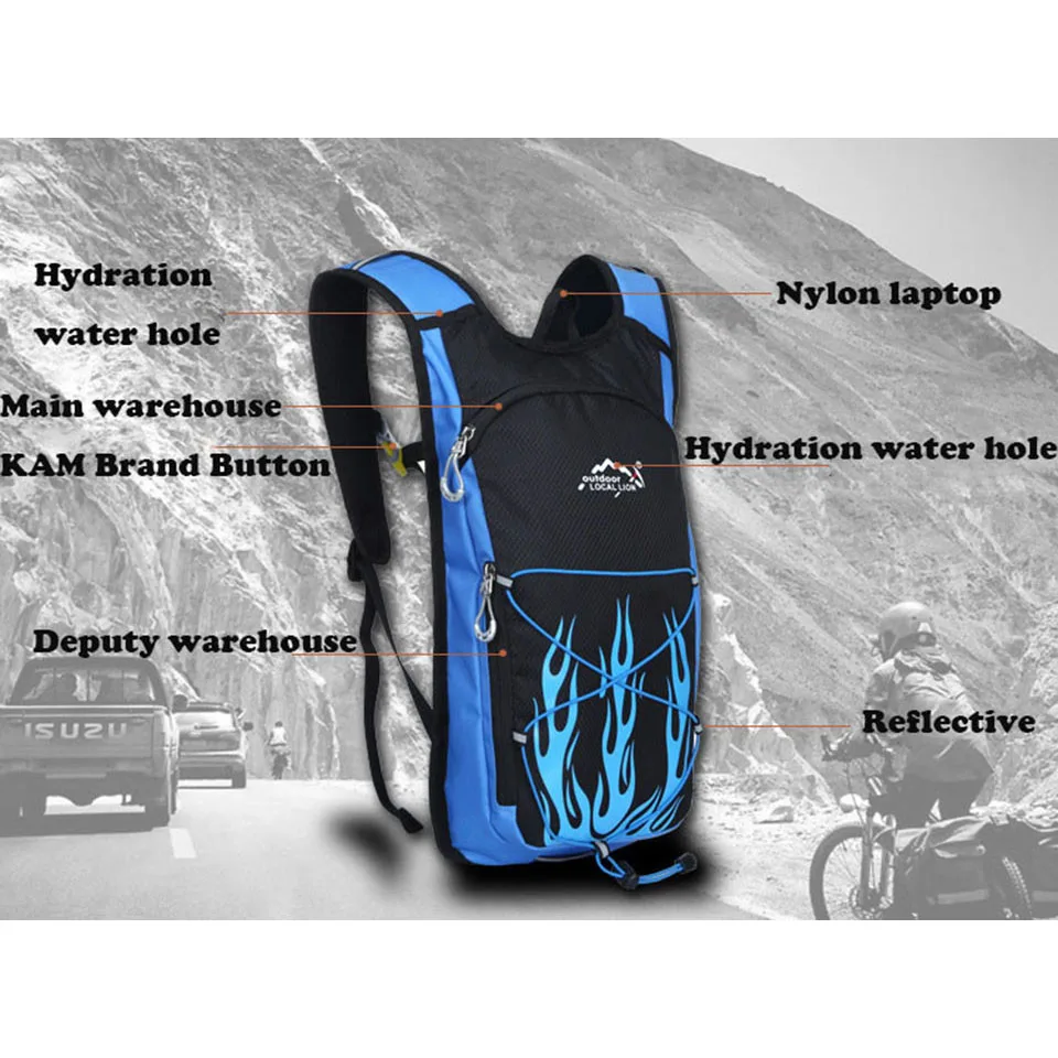 Водонепроницаемый велосипедный рюкзак для горного велосипеда дорожная сумка