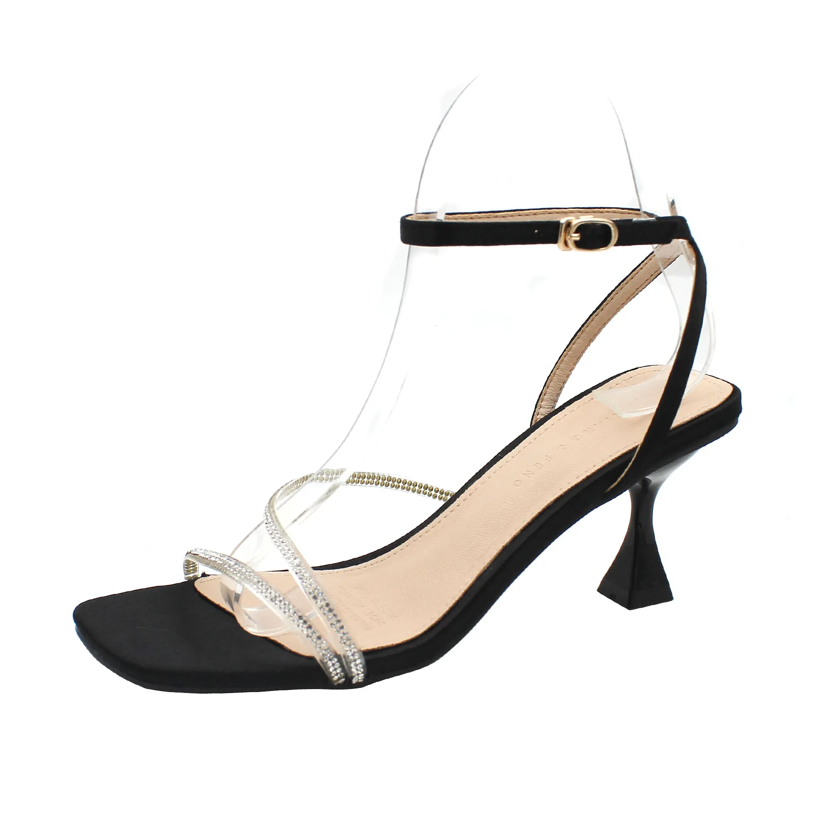 

size banquet fairy series 2020 rhinestone Princess high-heeled open-toed sandals female shoes