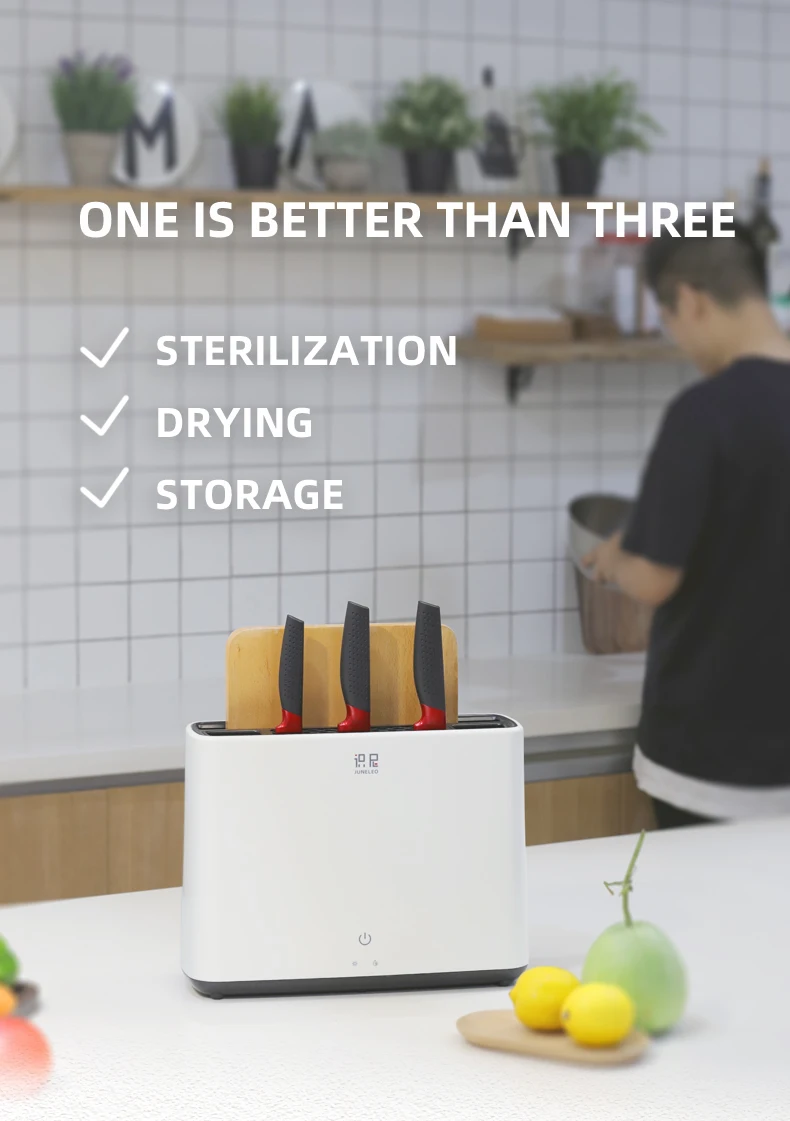 Умная стойка для столовых приборов с УФ стерилизацией контейнер хранения