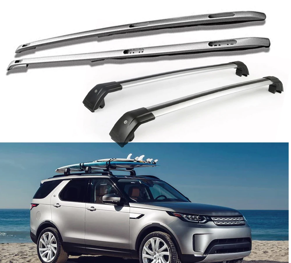 4 шт. алюминиевые перекладины поперечные рейки багажные стойки на крышу боковые