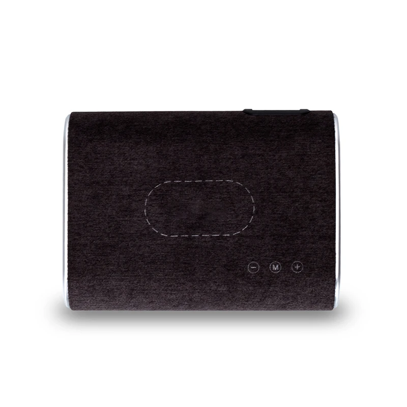 Dark gray 3 в 1 Bluetooth динамик Беспроводное зарядное устройство для Xiaomi быстрое зарядное устройство для Iphone 11 для телефона сабвуфер Функция касания экрана Банк питания - Цвет: Dark gray