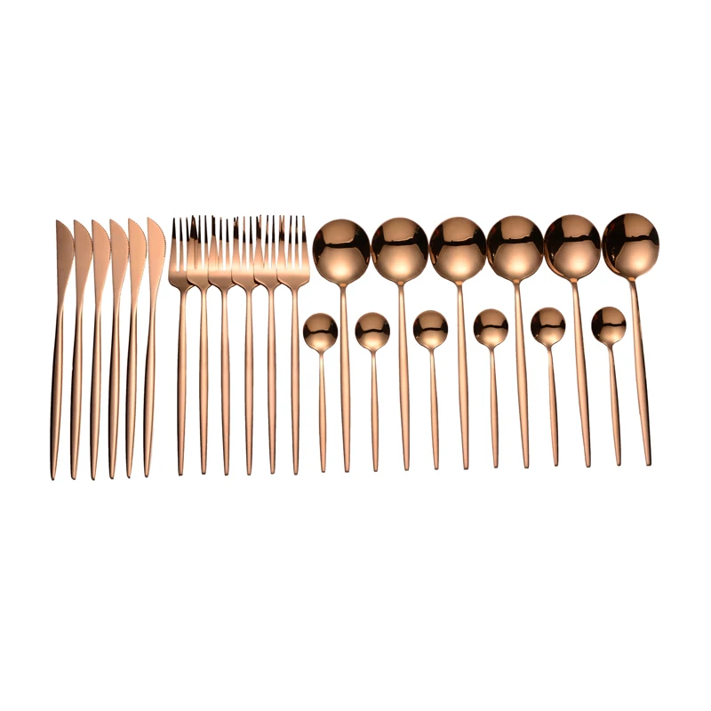 Столовые приборы из нержавеющей стали 24 шт.|Столовые сервизы| |