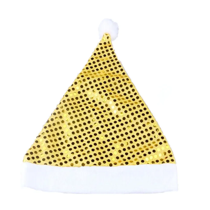 

Creative Multi Color Christmas Hat Sequins Hat Kids Gift Stage Decoration Props Christmas Party Supplies