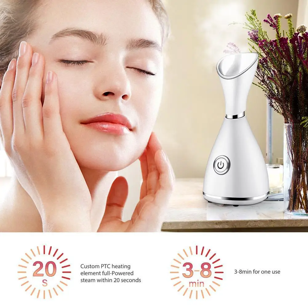 

1PC Nano Face Steamer Hot Mist Steam Sprayer SPA Facial Humidifier Deep Cleansing Moisturizing Skin Care Beauty Instrument