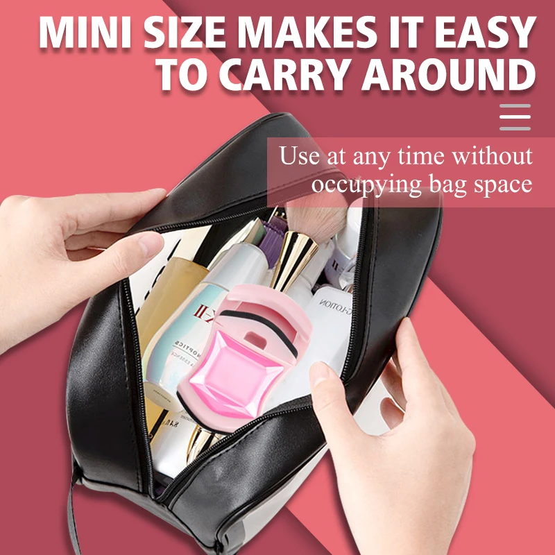 Professional Mini Plastic Eyelash Curler Portable Eye Lashes Curling Clip Cosmetic Makeup Tools Accessories 5 Colors Available | Красота и