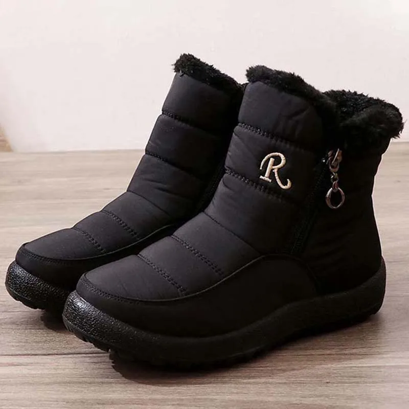 Женские ботинки сохраняют тепло зимняя женская обувь на платформе сапоги