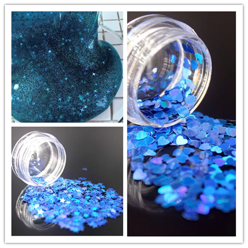 1 шт. вспышка синяя глина для моделирования новый цветочный слайм