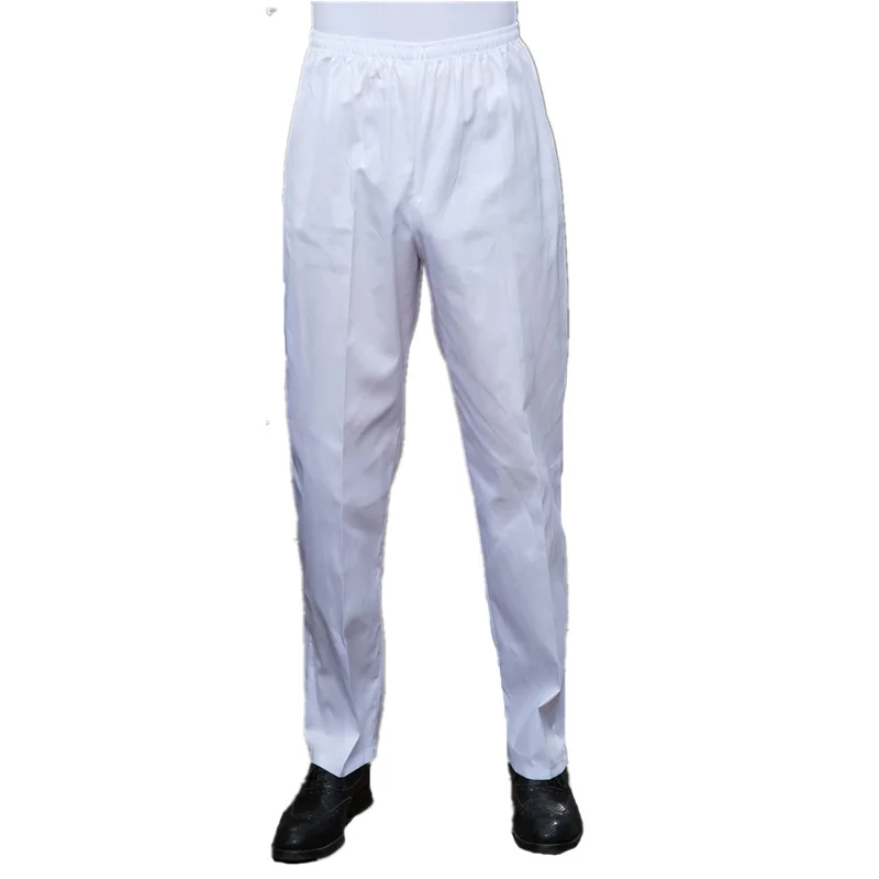 Pants Style 9 Мода эластичный пояс шеф-повара униформа брюки шапки мужской костюм рабочая одежда повара Кухня полосатые брюки дышащий необычный костюм - Цвет: Pants Style 9