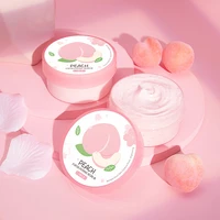 laikou peach face exfoliating cream facial exfoliator remove pores gently smooth moisturizing scrub sakura essence care