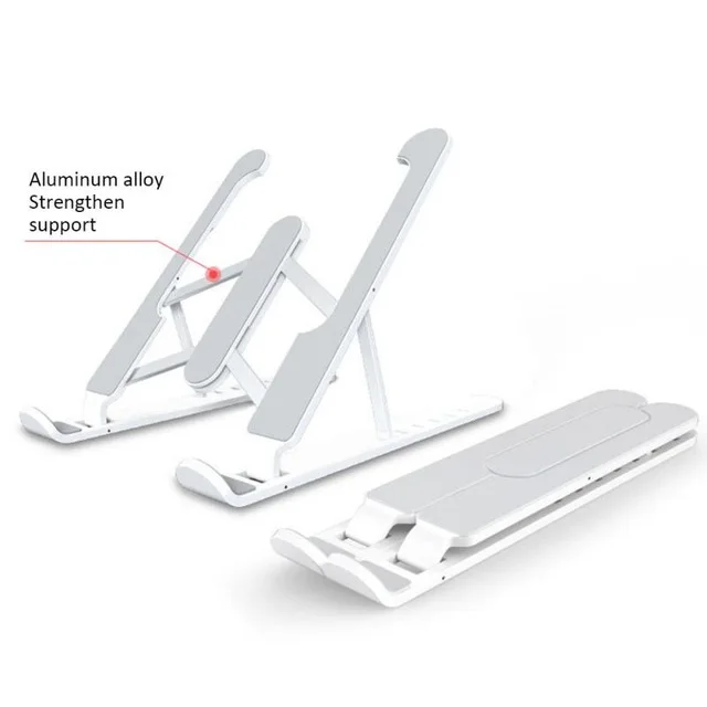 

Bakeey Portable Aluminum Foldable Height Adjustable Stand Heat Dissipation For Macbook IPad Laptop Notebook 11.0-17.0 Inch
