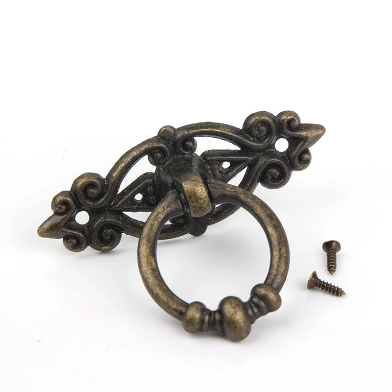 Ретро сплава цинка для ящика кухонного шкафа античная дверная ручка мебельные