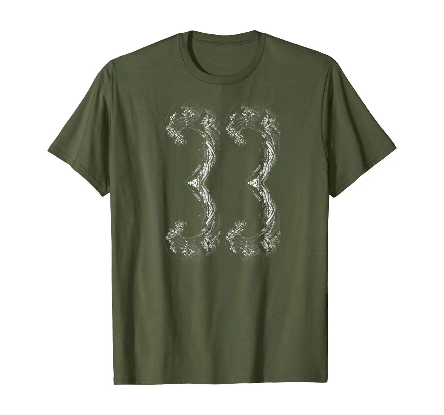 

Number 33 Great Ocean Waves Stylish Design T-Shirt