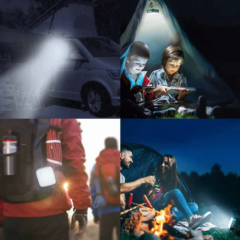 저렴한 WUBEN F5 500lm 5700K + 4500K + 3000K 미니 EDC 전술 손전등 Partable 작업 조명 충전식 5200mAh 보조베터리 캠핑 등산