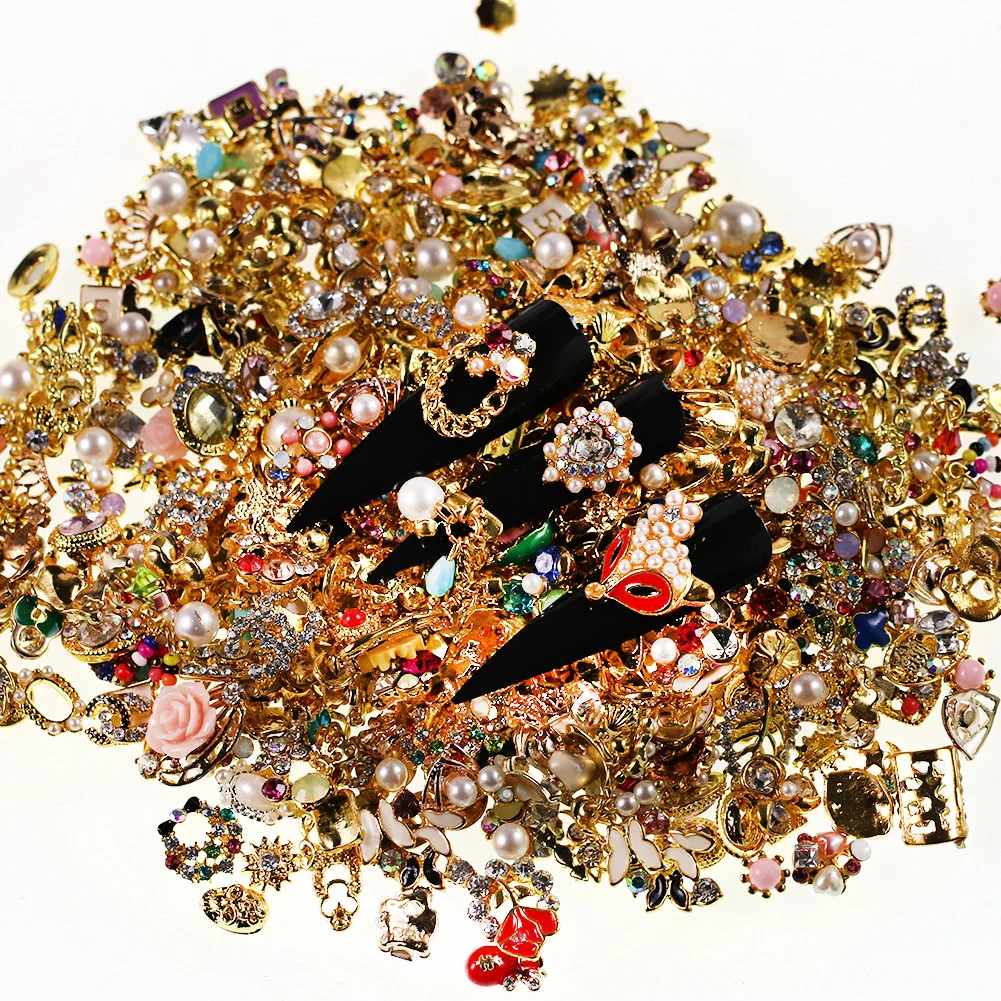 50/200 шт. металлические украшения для ногтей | Красота и здоровье