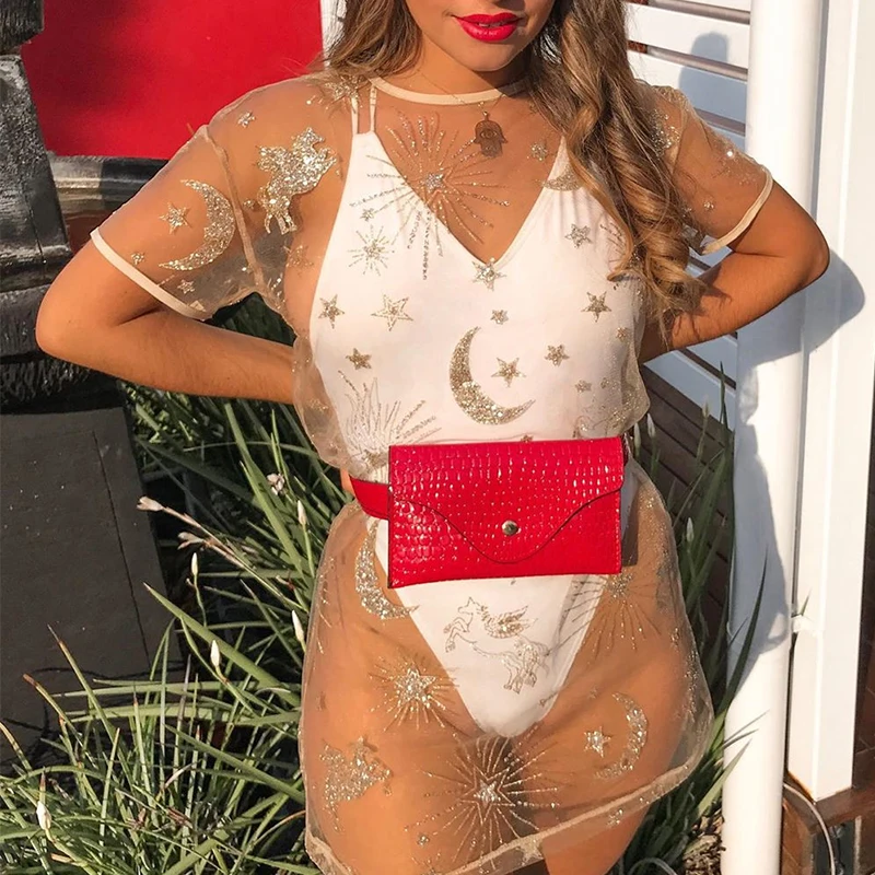 Сетчатая накидка In X для пляжа новинка купальника Прозрачное Бикини 2020 Пляжное