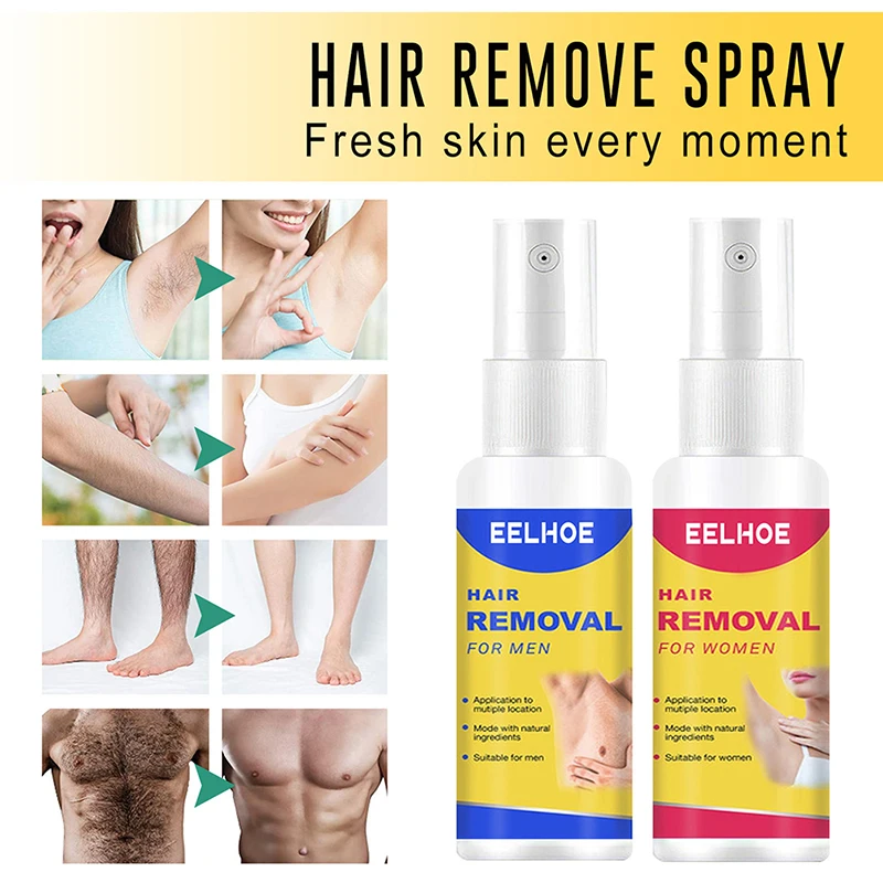 

Effective Hair Inhibitor Spray Removal Cream Stop Hair Growth Beard Bikini Intimate Inhibitor Armpit Painless Hair Remover