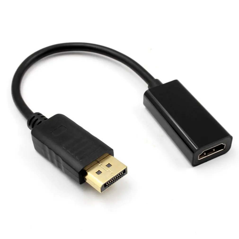 Full HD 1080P Дисплей Порт DP штекер HDMI Женский Кабель адаптер дисплея конвертер для Apple