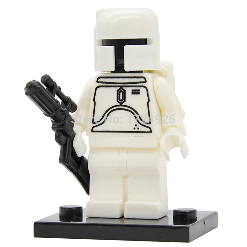 Мандалорское драже popping Boba Мандалорское одной продажи Star Wars рисунок Джанго Фетт pre vizsla Набор строительных блоков Модель бобба Фет игрушки