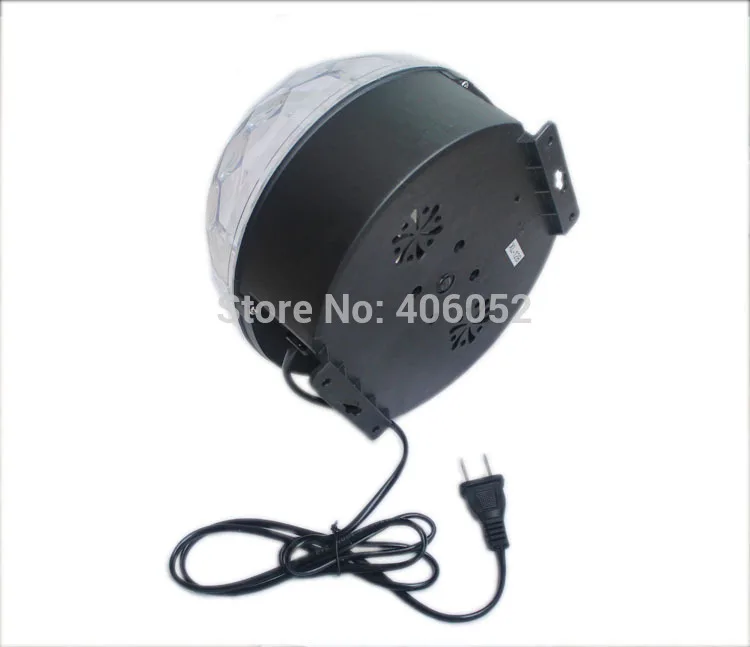 6*3W Digital LED RGB MP3 Crystal Magic Ball Effect Light Music Disco DJ Party Stage Lighting U Disk Remote Control Lamp | Лампы и
