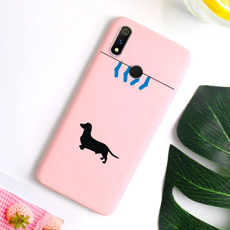 Силиконовый чехол для OPPO Realme 3 2 Pro X Lite A5s A3s A33 A37 A39 A59 A57 A71 A79 A83 F11 F3 F7 F9 K1 K3 R11S плюс Рено Z чехол s - Цвет: PinkI103