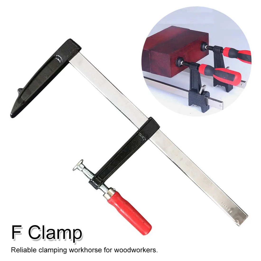 

Heavy Duty F-Clamp For Woodworking Bar Clip Clamp High Strength Metal Fixing Clamp Wood Clamping Carpenter Carpentry Clamps