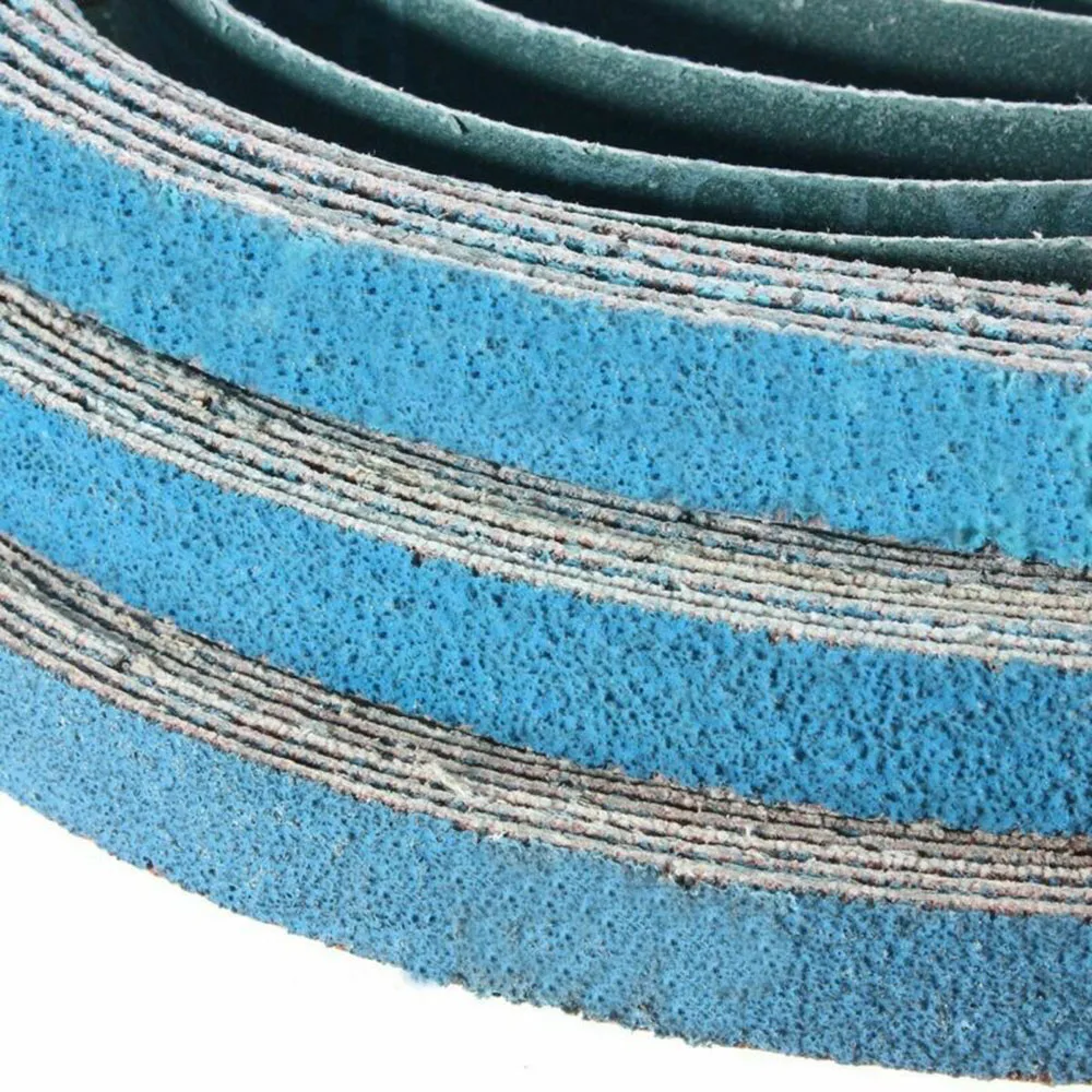 

30pcs Sanding Belts Zirconia Blue 40 60 80 Grit Polishing Woodworking Metal