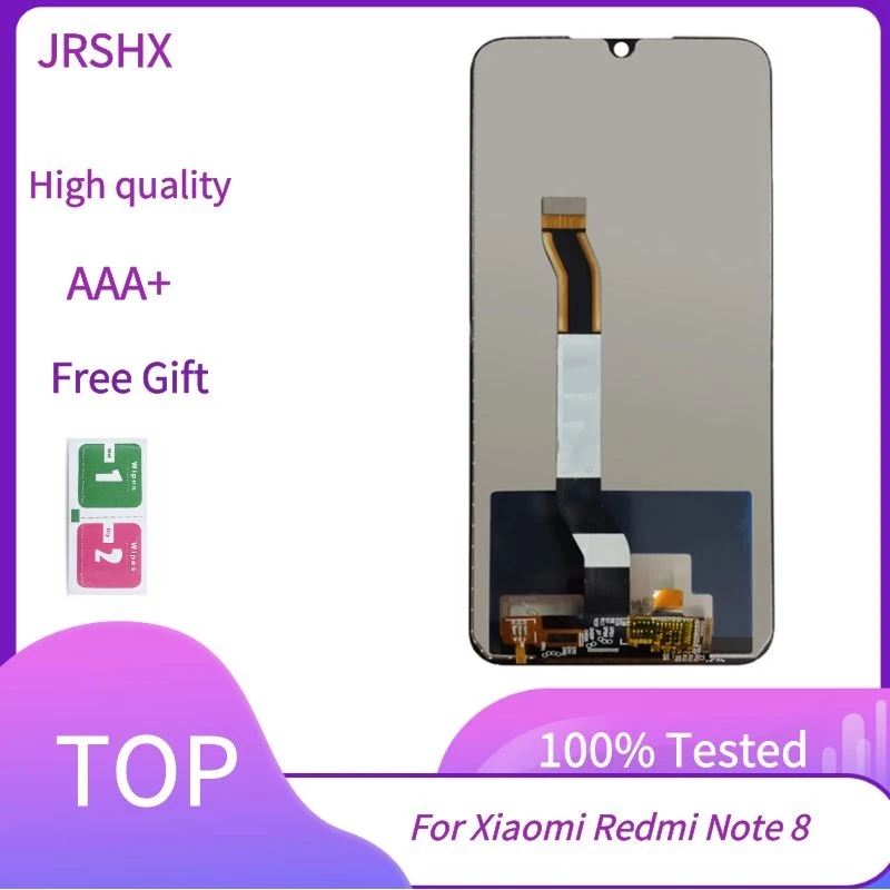 

Новый сенсорный экран для Xiaomi Redmi Note 8 6,3 "ЖК-дисплей сенсорный экран панель дигитайзер стеклянная панель Замена для Redmi Note8