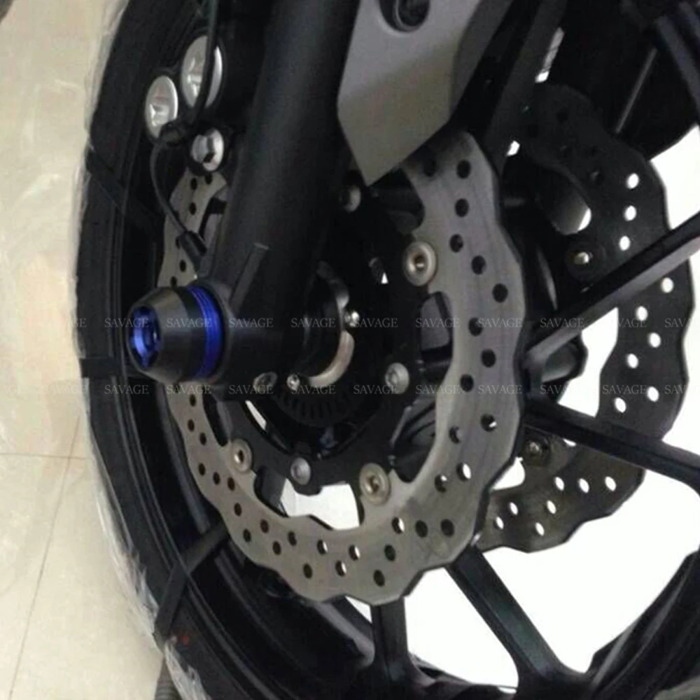 Слайдеры для передней оси вилки защита колеса YAMAHA MT/FZ/FJ 09 MT09 TRACER XSR900 аксессуары