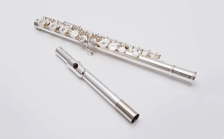 Флейты Il belin с открытым/закрытым отверстием набор посеребренных флейт 16