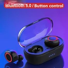 Беспроводные наушники TWS с зарядным устройством, Спортивная Hi-Fi стереогарнитура Bluetooth 5,0