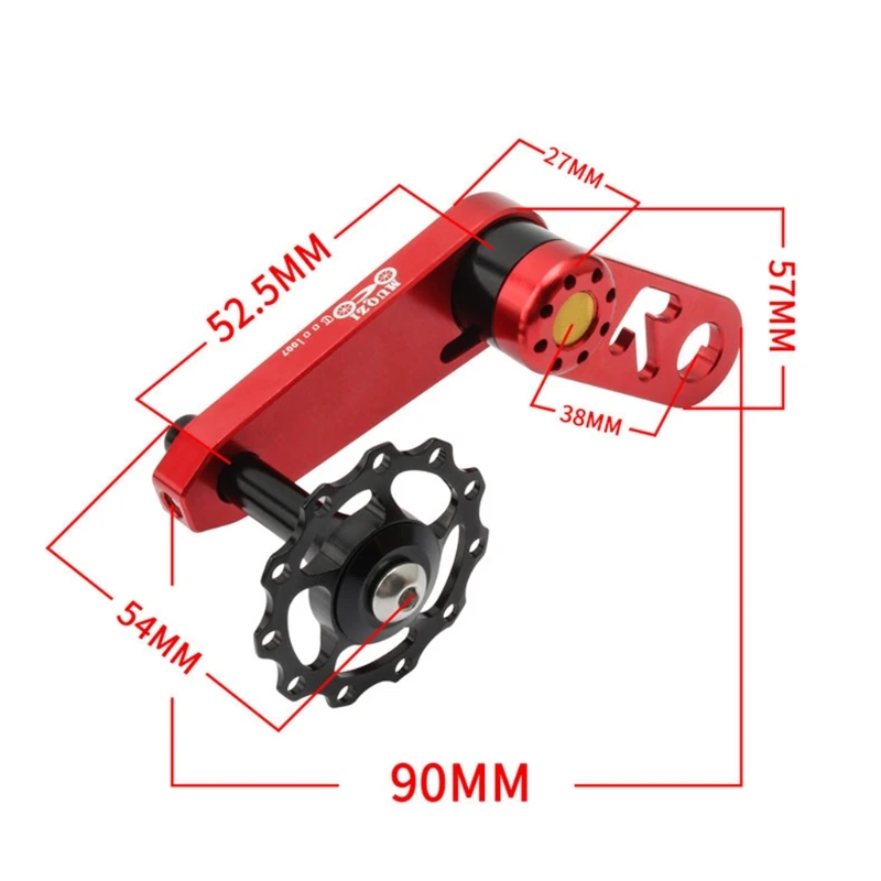 

M89D Cycling Chain Tensioners Bicycle Chain Guide Folding Bike Aluminum Alloy Guide Bicycle Chain Tensioner for c.cling