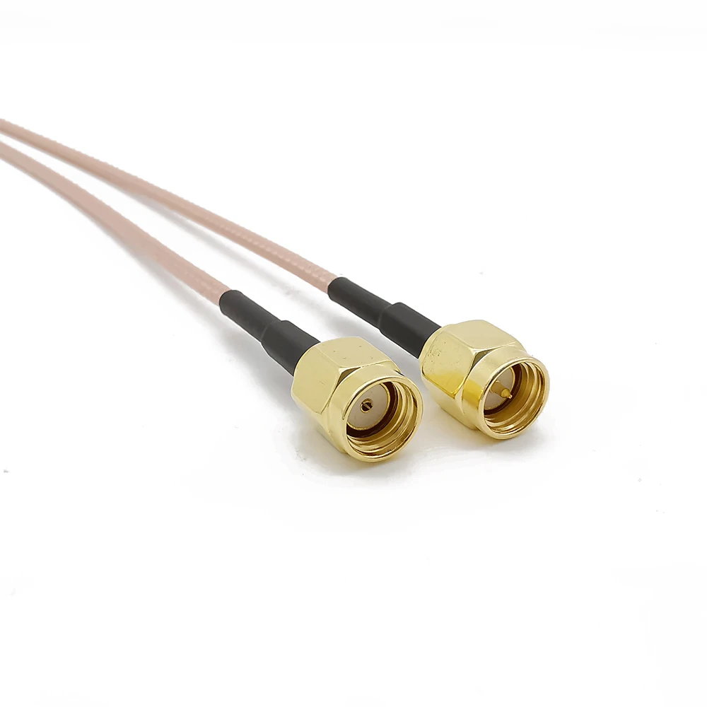 RP-SMA кабель со штекером SMA M/M RF коаксиальный с отрезом разъем RG316 штекер в RP
