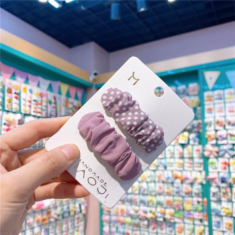 Pinza de pelo de estilo coreano para ni&ntilde;as peque&ntilde;as, horquillas con estampado de puntos, herramientas de peinado para el cabello para ni&ntilde;os, Clip Bb Ins, horquilla, pasadores, accesorios para el cabello-1