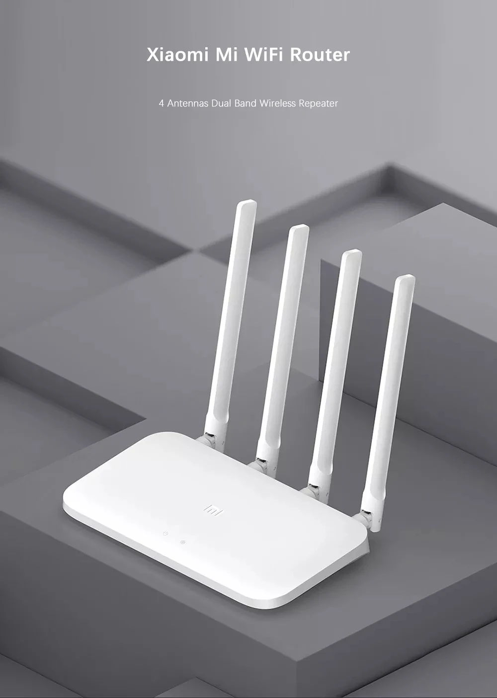 Xiaomi Mi роутер 4A гигабитная версия 2,4 ГГц 5 ГГц WiFi 1167 Мбит/с WiFi ретранслятор 128 Мб DDR3 с высоким коэффициентом усиления 4 антенны Сетевой удлинитель