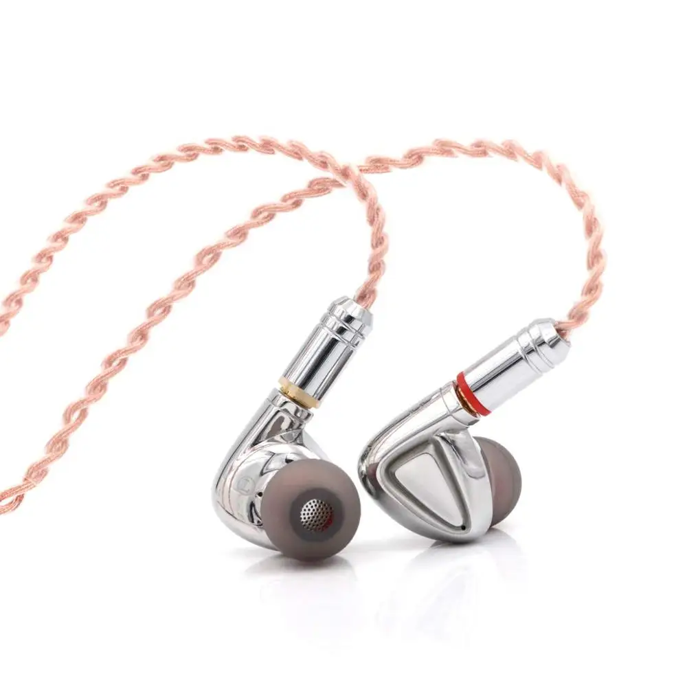 Плоские наушники-вкладыши TIN HiFi P1 10 мм со съемным кабелем MMCX для музыкантов