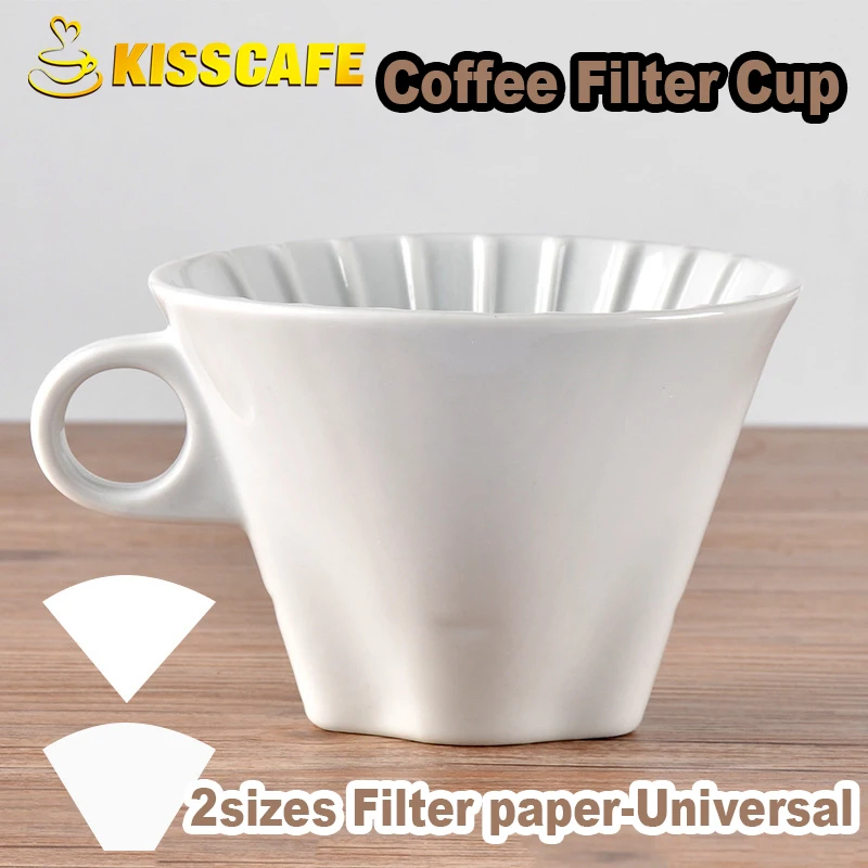 Керамическая кофейная чашка для эспрессо оригами модель V60 воронка капельная