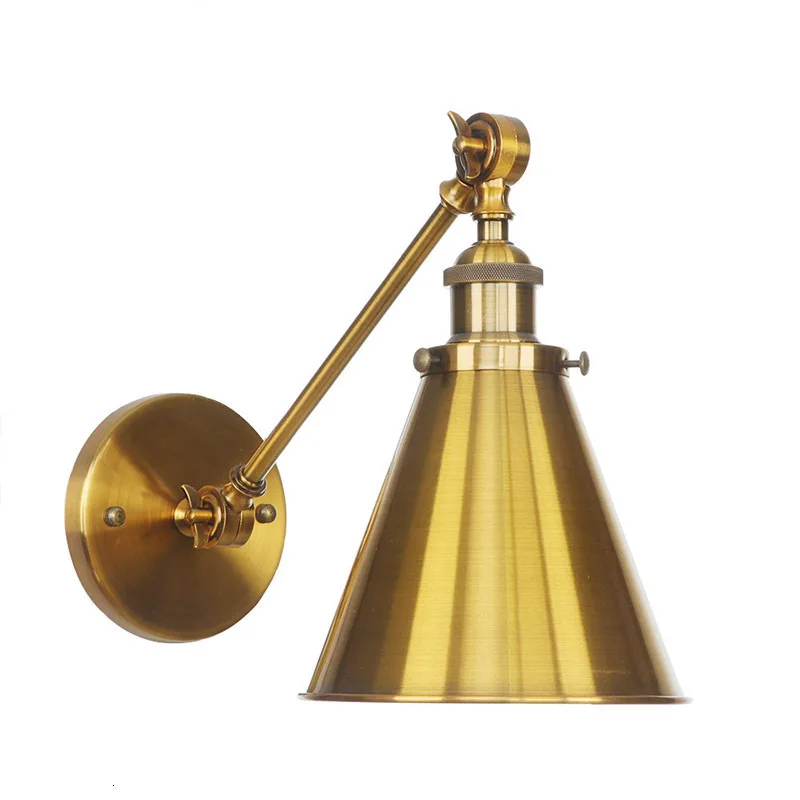 Античная Американский стране руку настенный светильник Промышленный Винтаж