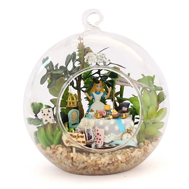 Diy маленький кукольный домик игрушки для детей миниатюрная деревянная дом