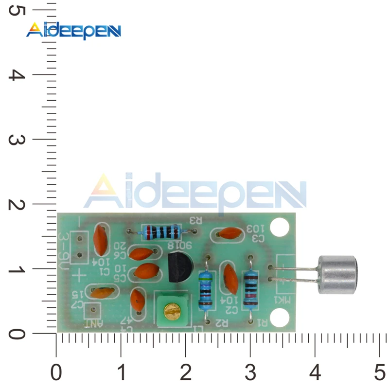 Модуль FM-передатчика постоянного тока 3-5 В мини-беспроводной микрофон печатная