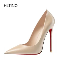 hltino women red bottom shoes mette finish pumps women sexy high heel stilettos party dress shoe autumn spring winter women shoe