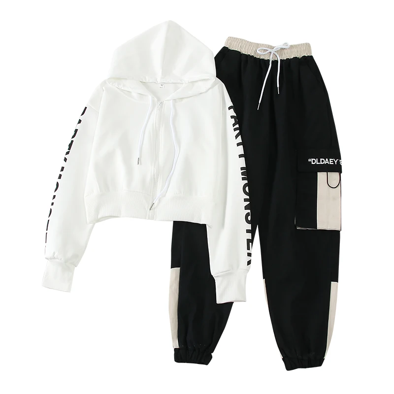 YOSO Повседневный Спортивный костюм 2019 новый осенний корейский Свободный карго