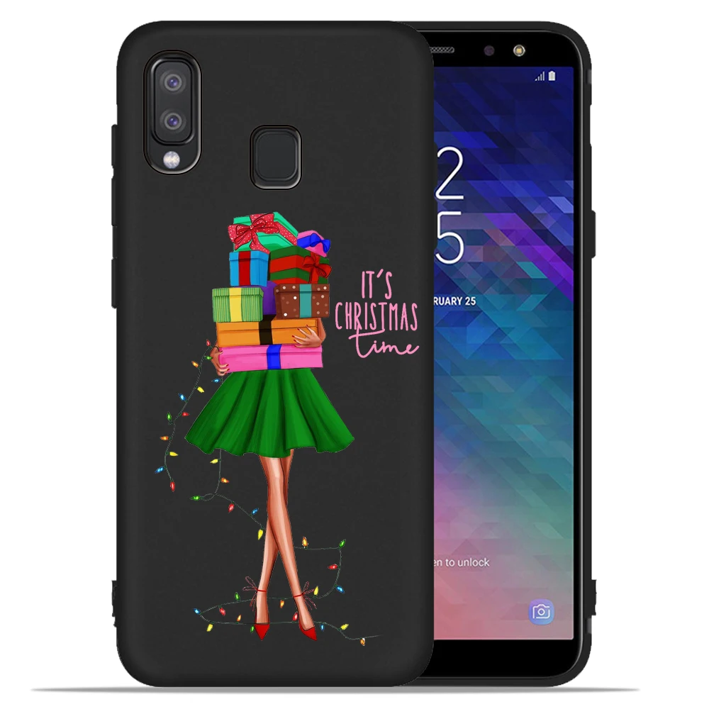 Рождественская роскошь Мода для девочек мягкий чехол для samsung Galaxy A50 A10 A20 A10E A20E A30 A40 A60 A70 M10 M20 M30 m40 Капа - Цвет: 03