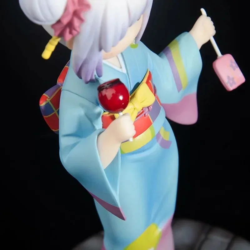 

Japanese Anime Miss Kobayashi's Dragon Maid KannaKamui Bathrobe Ver. Sexy girls PVC Action Figure Collection Model Toys