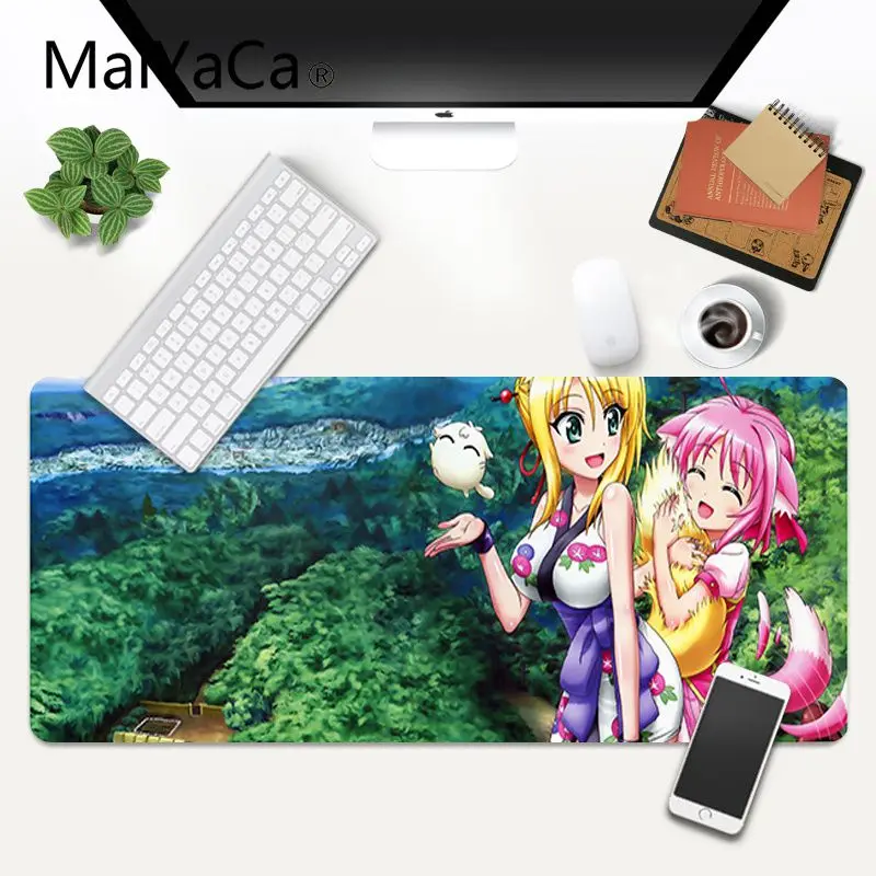 

Dog Days girl mouse mat DIY picture with edge locking Gaming Mouse Pad gamer Large Deak Mat 800x400mm for overwatch/cs go