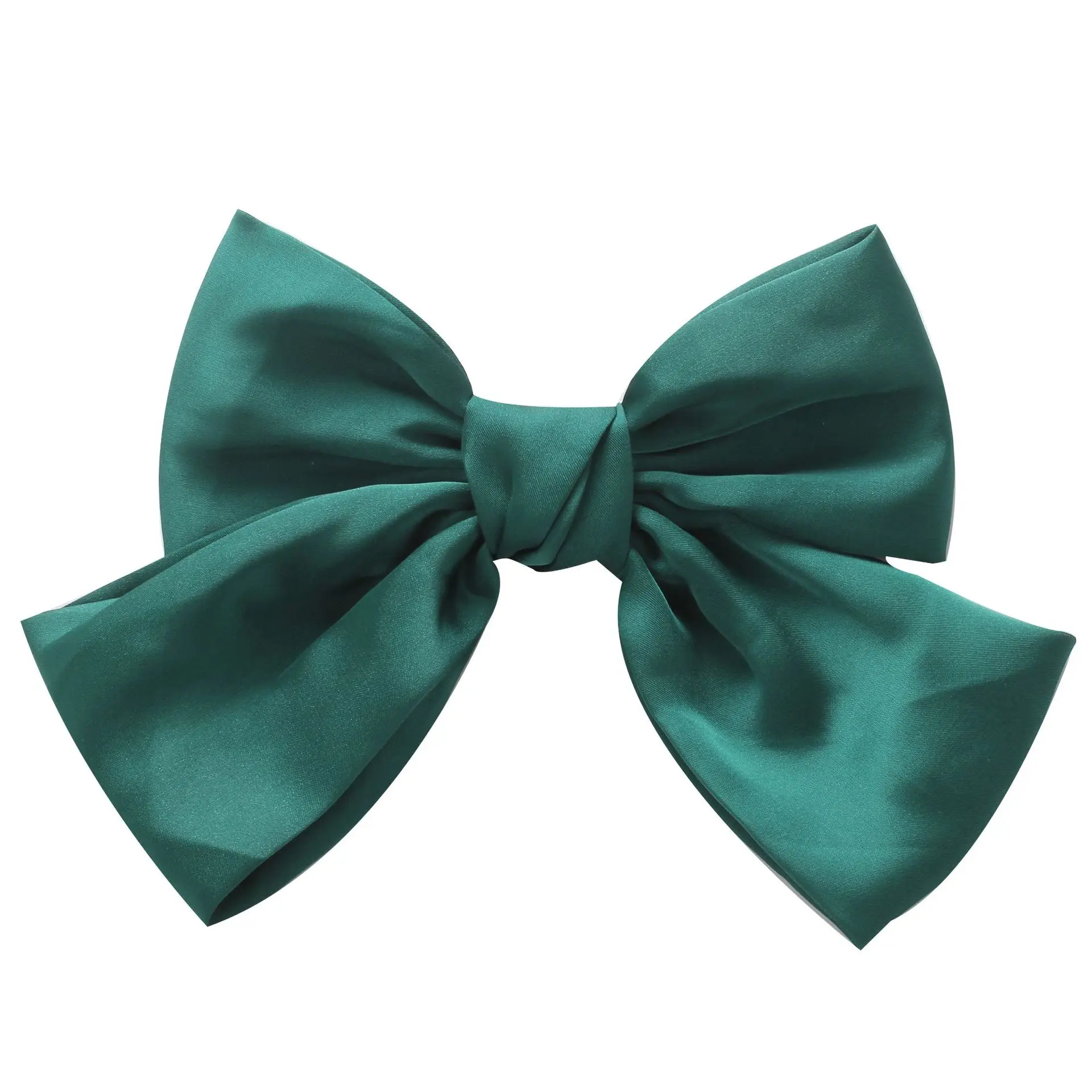 

Fashion Solid Color Big Bow Hairpin For Women Girls Hair Clip female Two-layer Satin Hairgrip ladies Hair Accessory jewelry gift